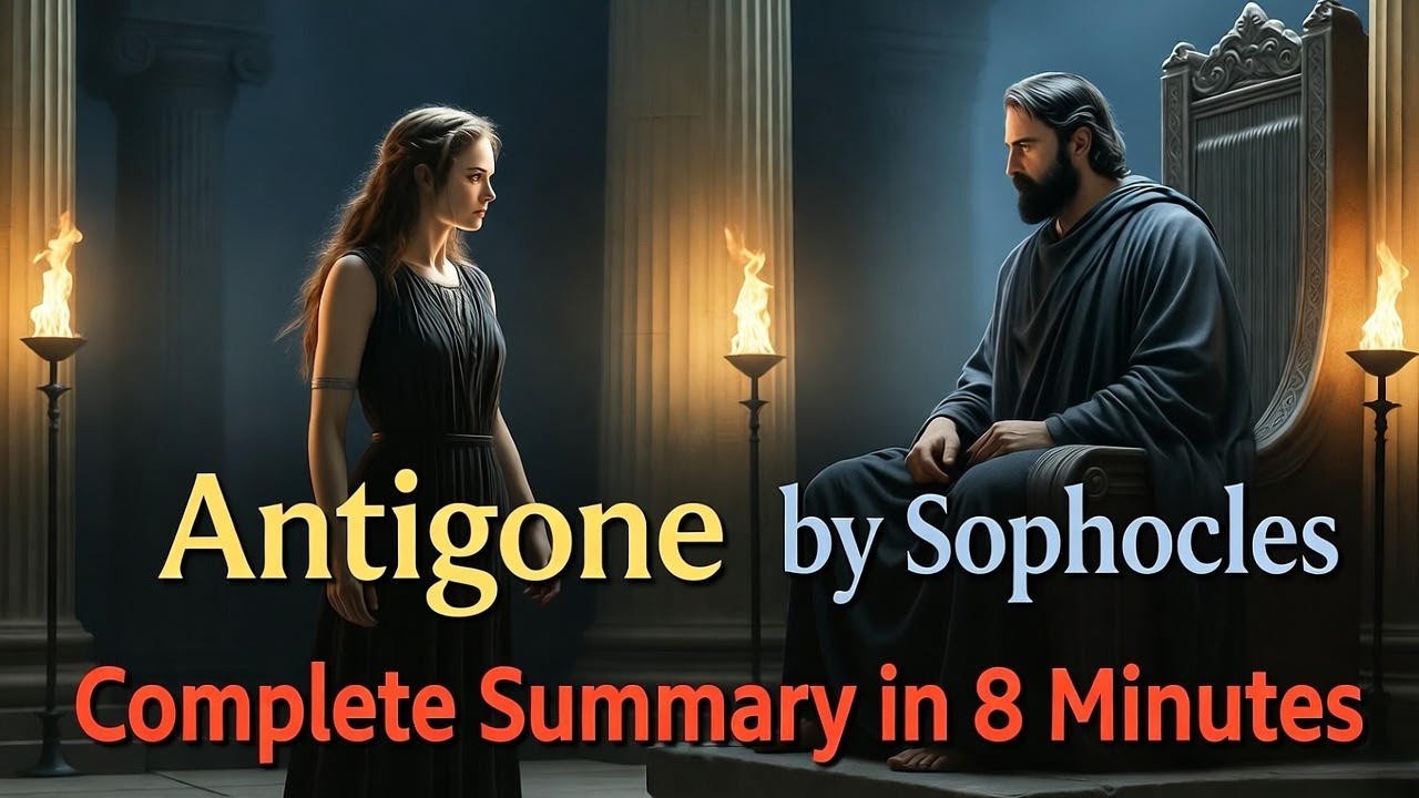 Antigone by Sophocles | Full Summary in 8 Minutes