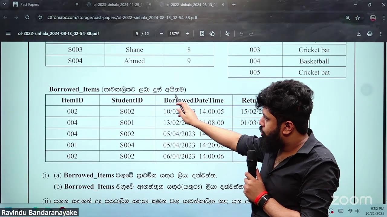 Grade 10 ICT - Lesson 09 - Database Day 03