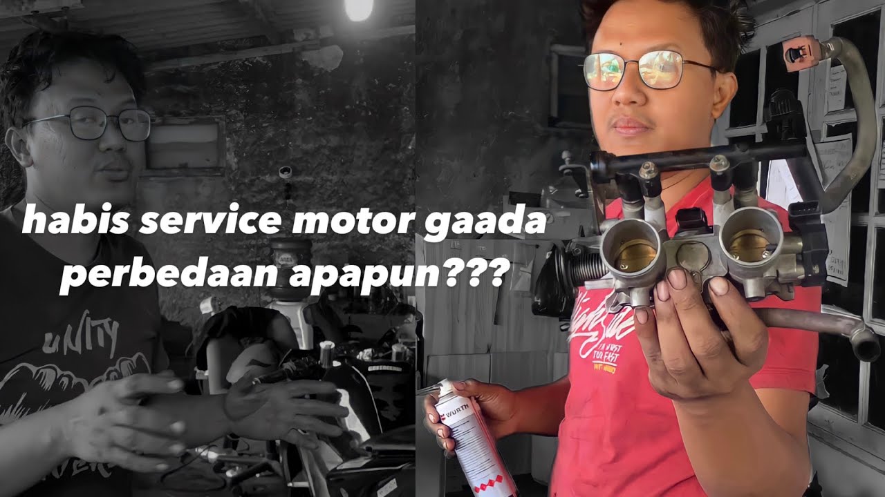 Service motor seharusnya seperti ini.