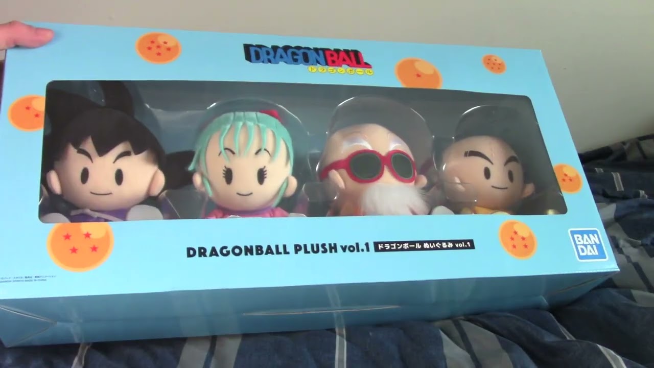 Dragon ball 40th anniversary plush unboxing