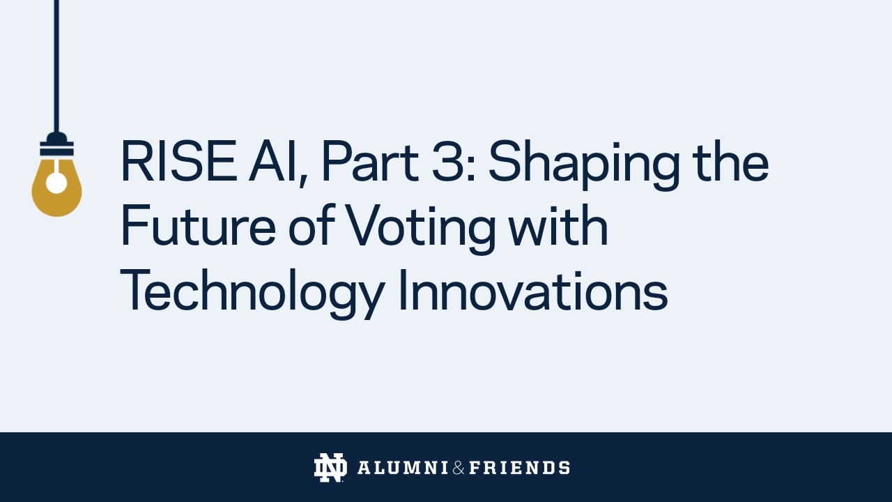 RISE AI, Part 3: Shaping the Future of Voting with Technology Innovations