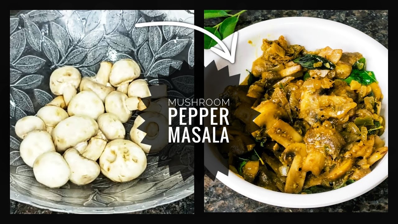 Quick & easy side dish for chapathi / spicy mushroom masala / 10 min side dish recipe for chapathi
