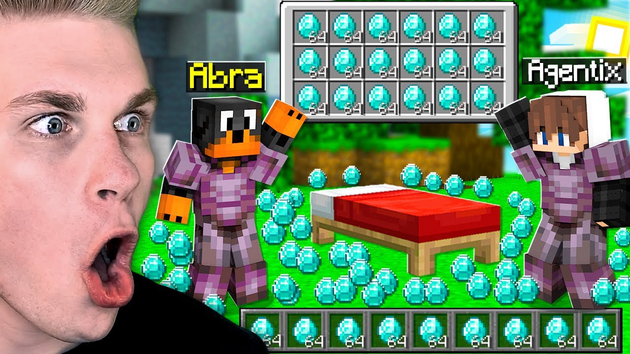 ZEBRALIŚMY 1000 DIAMENTÓW TYM SPOSOBEM na BED WARS! 💎 / Agentix