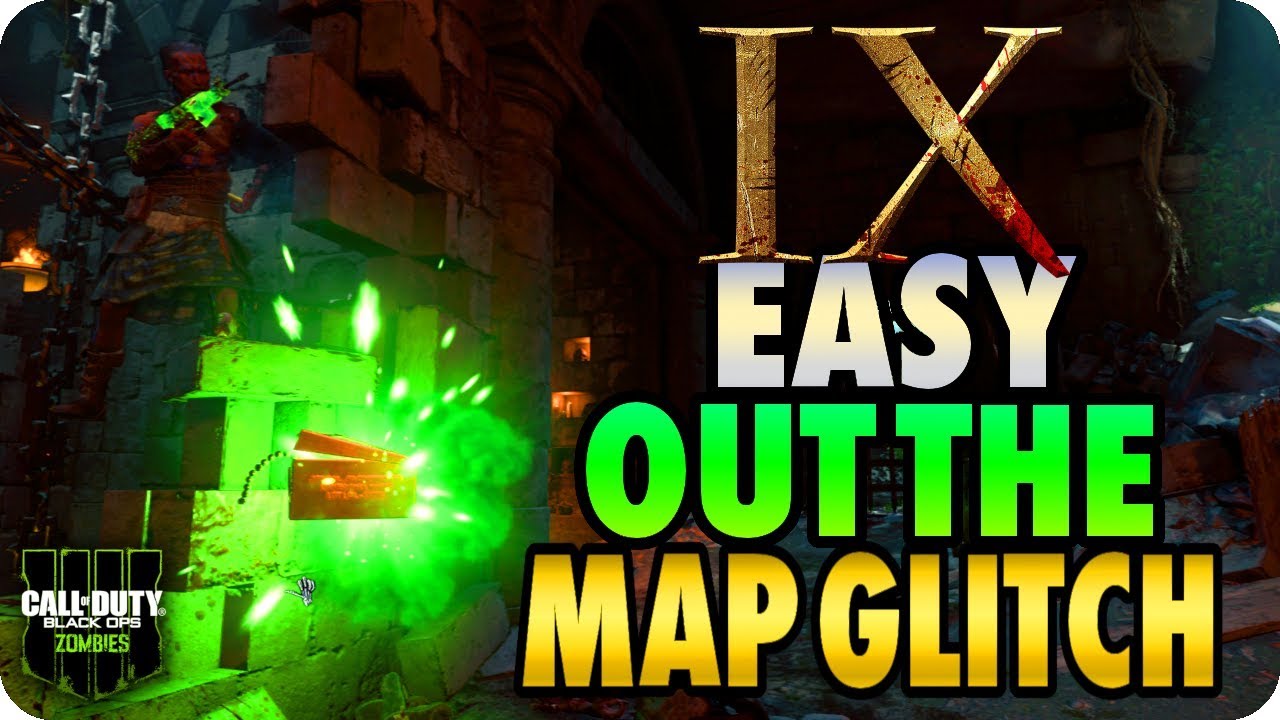 BO4 Zombie Glitches: Easy Out The Map On IX Glitch - Black Ops 4 Zombie Glitches