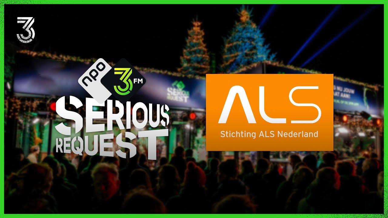 3FM Serious Request komt in actie voor Stichting ALS Nederland | 3FM Serious Request 2023