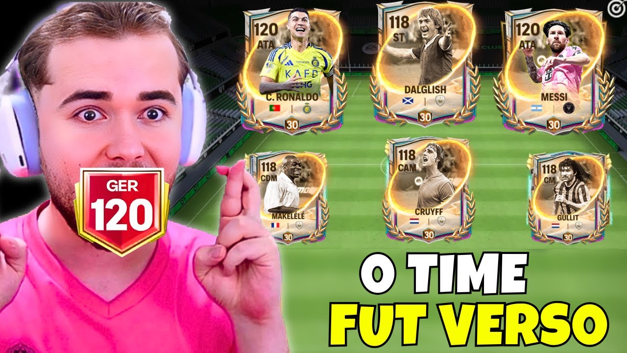 o FIM do EVENTO FUT VERSO (TIME de GER M&Aacute;XIMO)