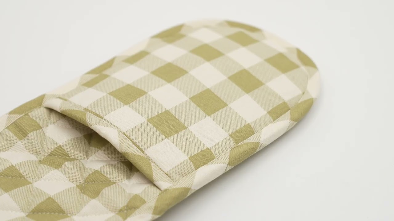 Checks Double Oven Glove