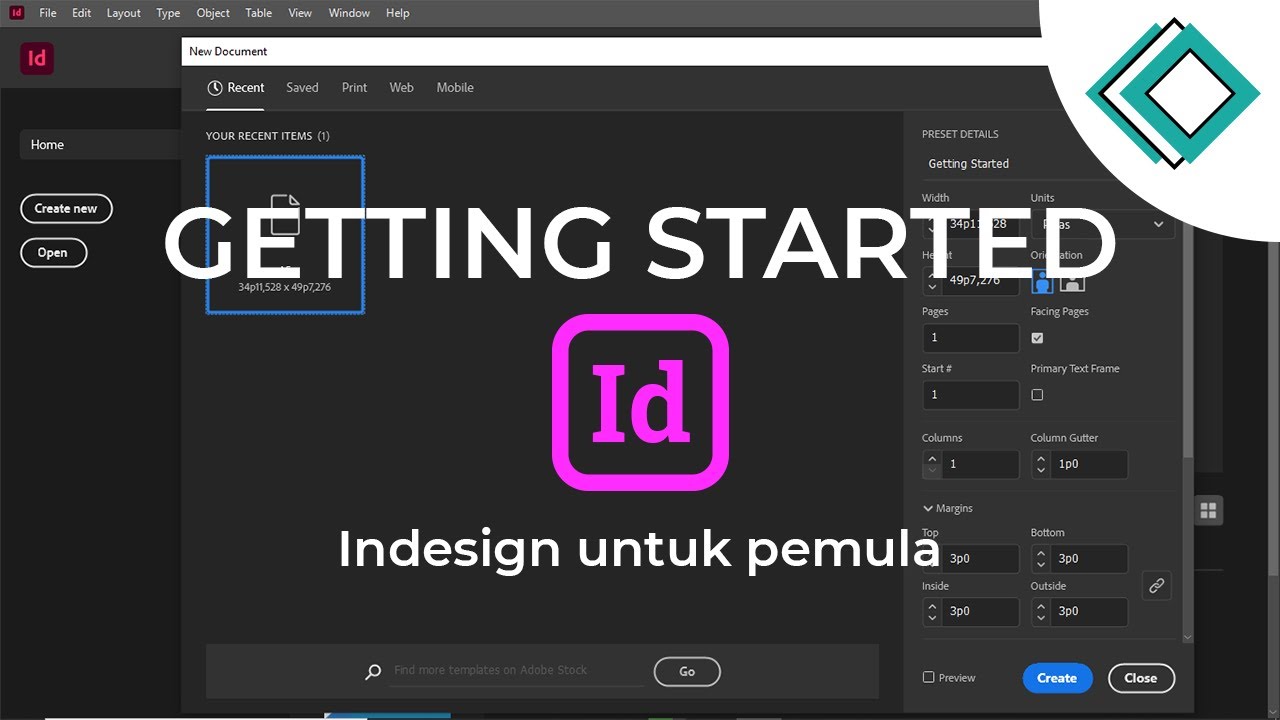 Tutorial Adobe Indesign untuk pemula-Membuat Desain Majalah