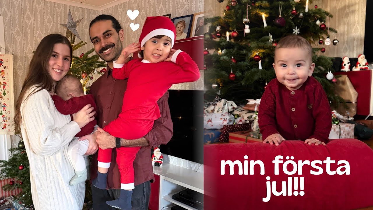 vår lugna jul på landet 🤍 första julen med bebis | julvlogg