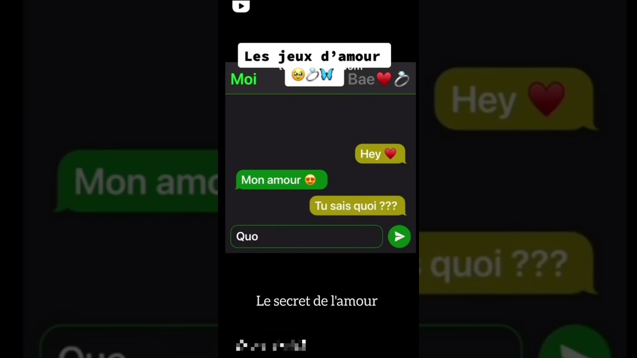 les jeux d'amour💖💕💕💖