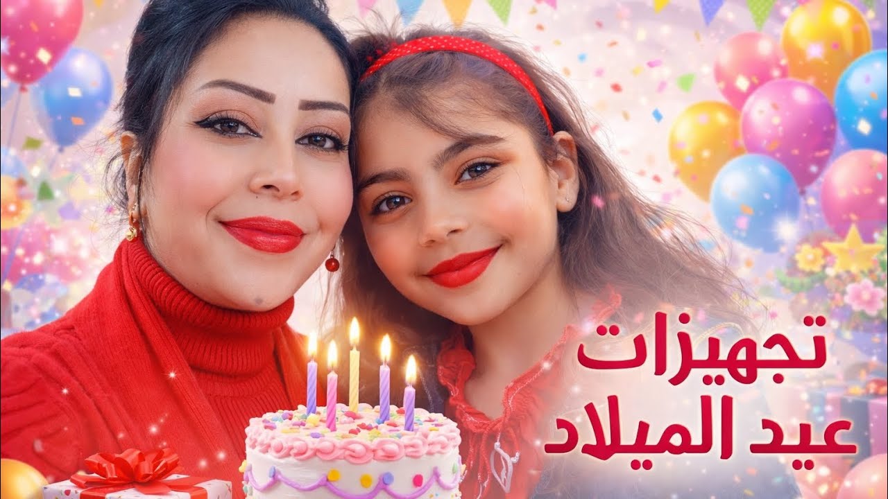 تجهيزات عيد ميلاد زوجتي😍