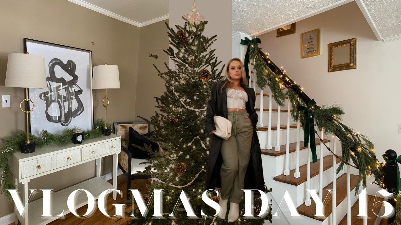 VLOGMAS DAY 15: Decorating for Christmas & New Furniture