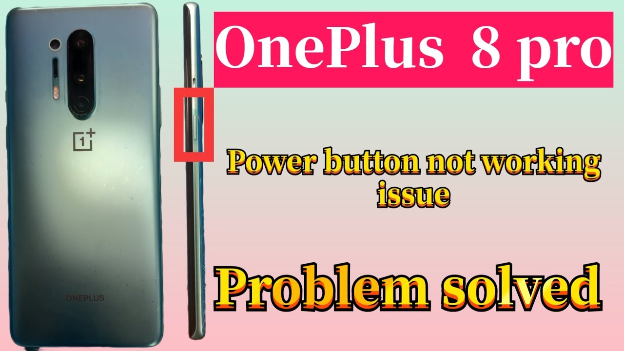 Oneplus 8 pro power button not working problem Solved | Oneplus 8 pro power button settings