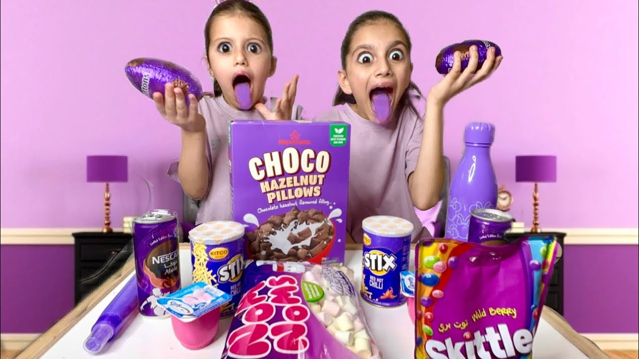 تحدي يوم كامل باللون النهدي 💜
