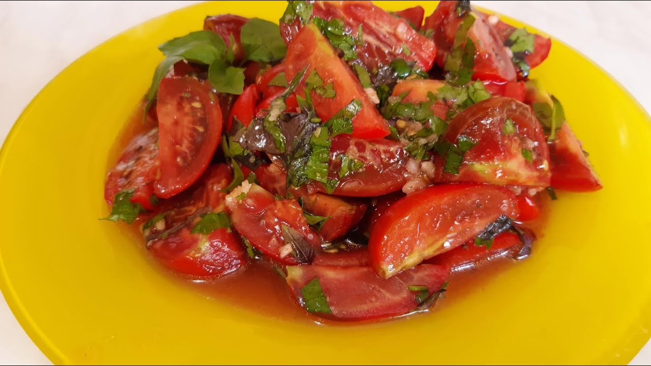 МГНОВЕННО ПОМИДОРЫ 5 минутка по-корейски! Вкусно так, что будете готовить каждый день!