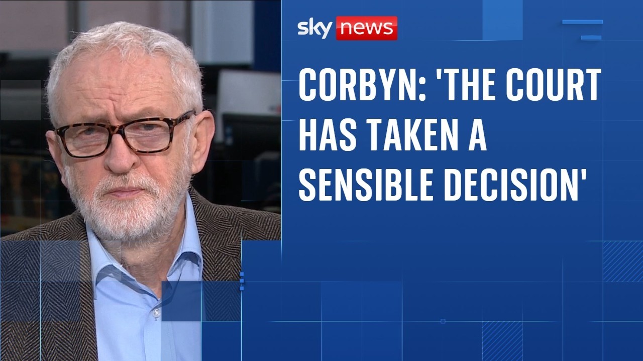 Corbyn says the government's Palestine Action appeal 'won't do them any good'