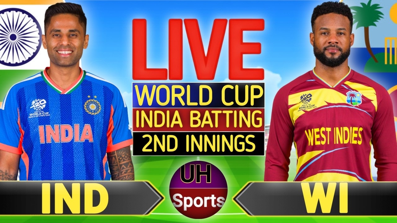 IND vs WI, Today Live Match Scores, WC 2026 | T20 India vs West Indies, Live T20 Cricket Match Today