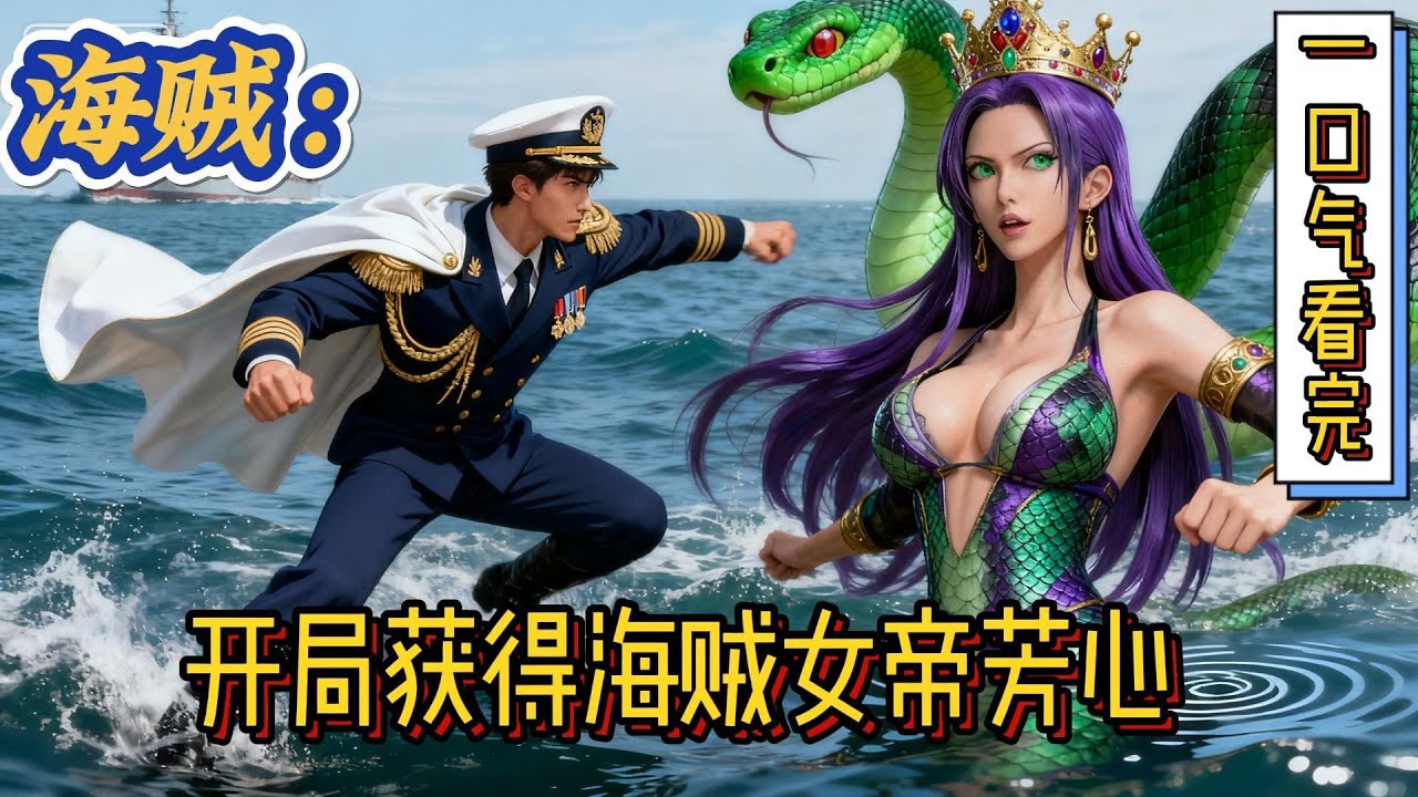 🔥完结！💥独家！《海贼：开局获得海贼女帝芳心》牧凡穿越到海贼世界。成为海军史上最年轻，最强的少将！因不满天龙人虐杀平民，开局怒斩天龙人。#有声漫画#爽文#海贼王#路飞