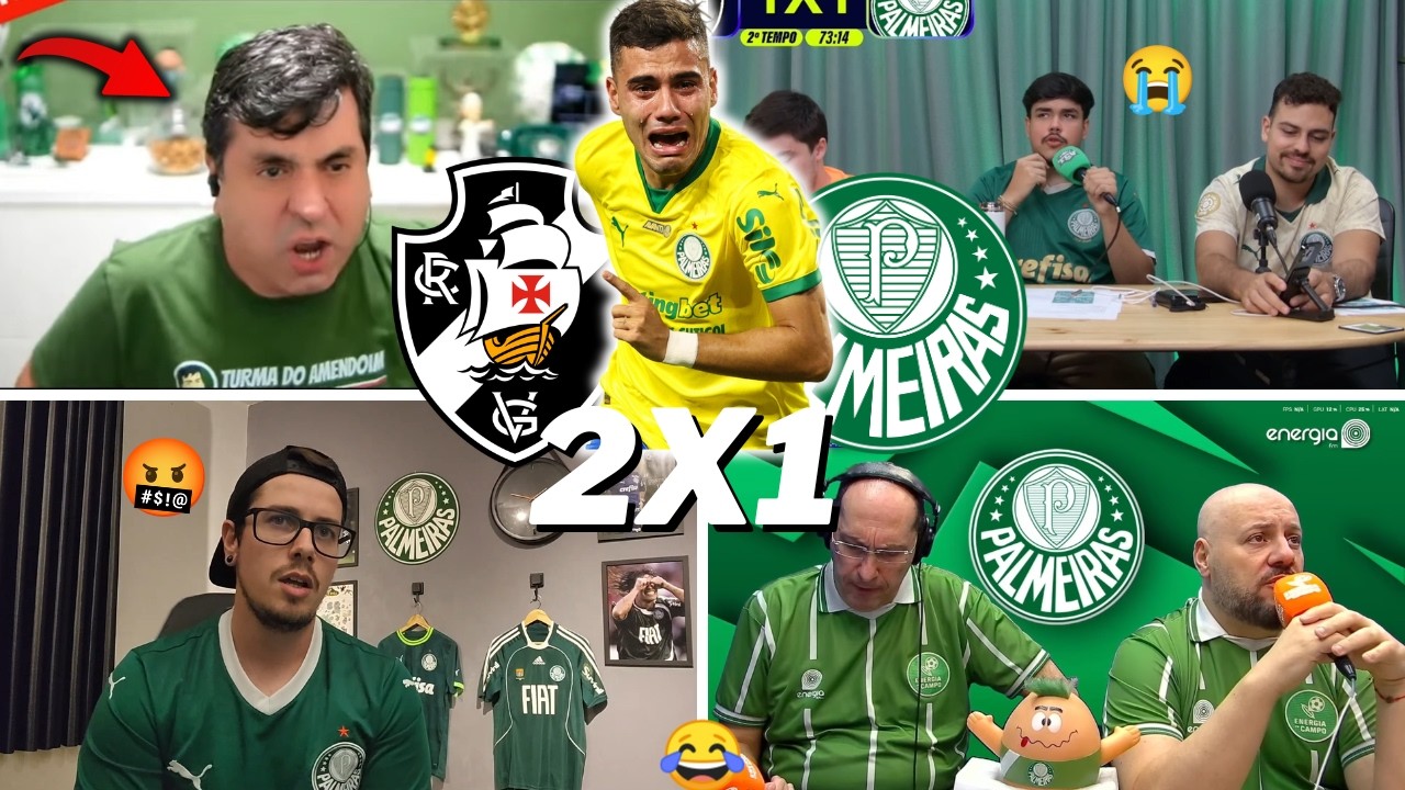 REAÇÕES DOS PALMEIRENSES REVOLTADOS | VASCO 2 X 1 PALMEIRAS | BRASILEIRÃO 2026- VAMOS RIR KKKKK