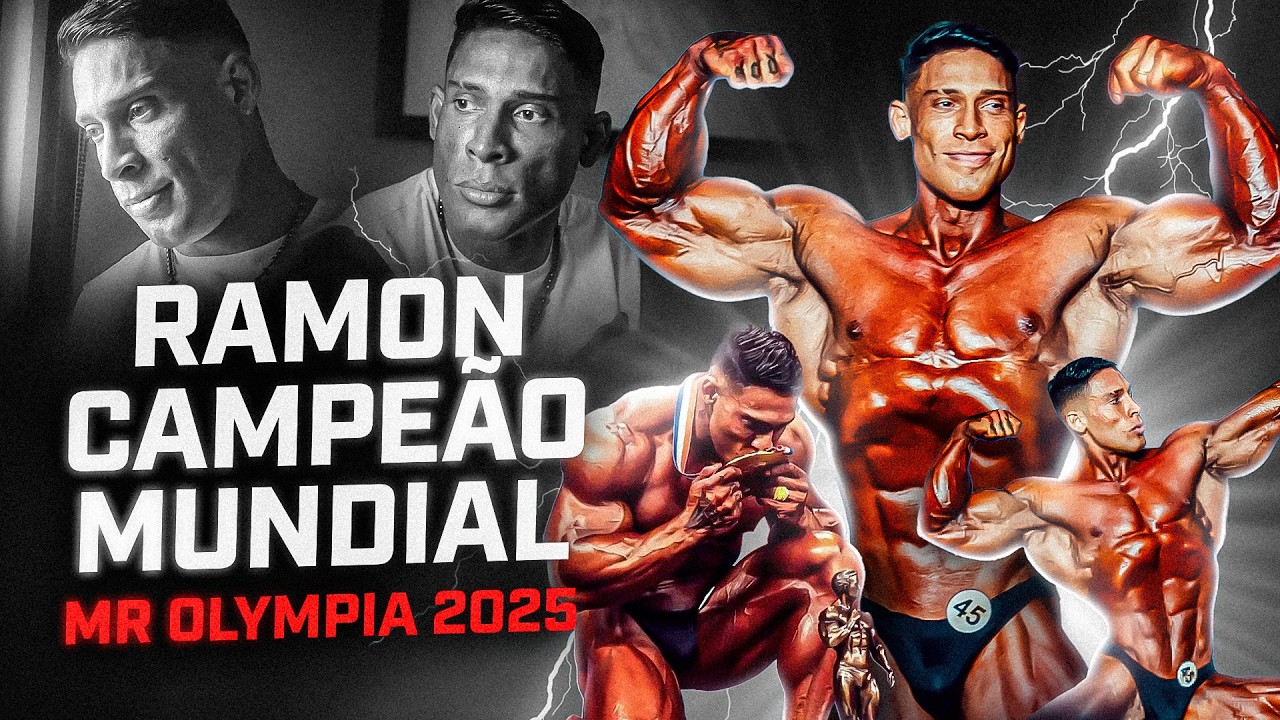 RAMON DINO É CAMPEÃO DO MR. OLYMPIA 2025!! CENAS INÉDITAS E EXCLUSIVAS
