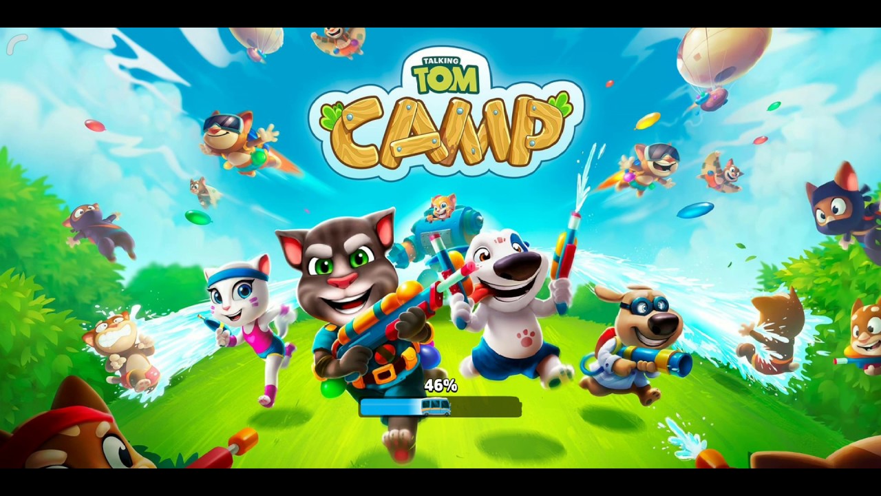 [ My Talking Tom] Mèo Tom bắn súng, dàn trận chiến thuật cùng đồng bọn