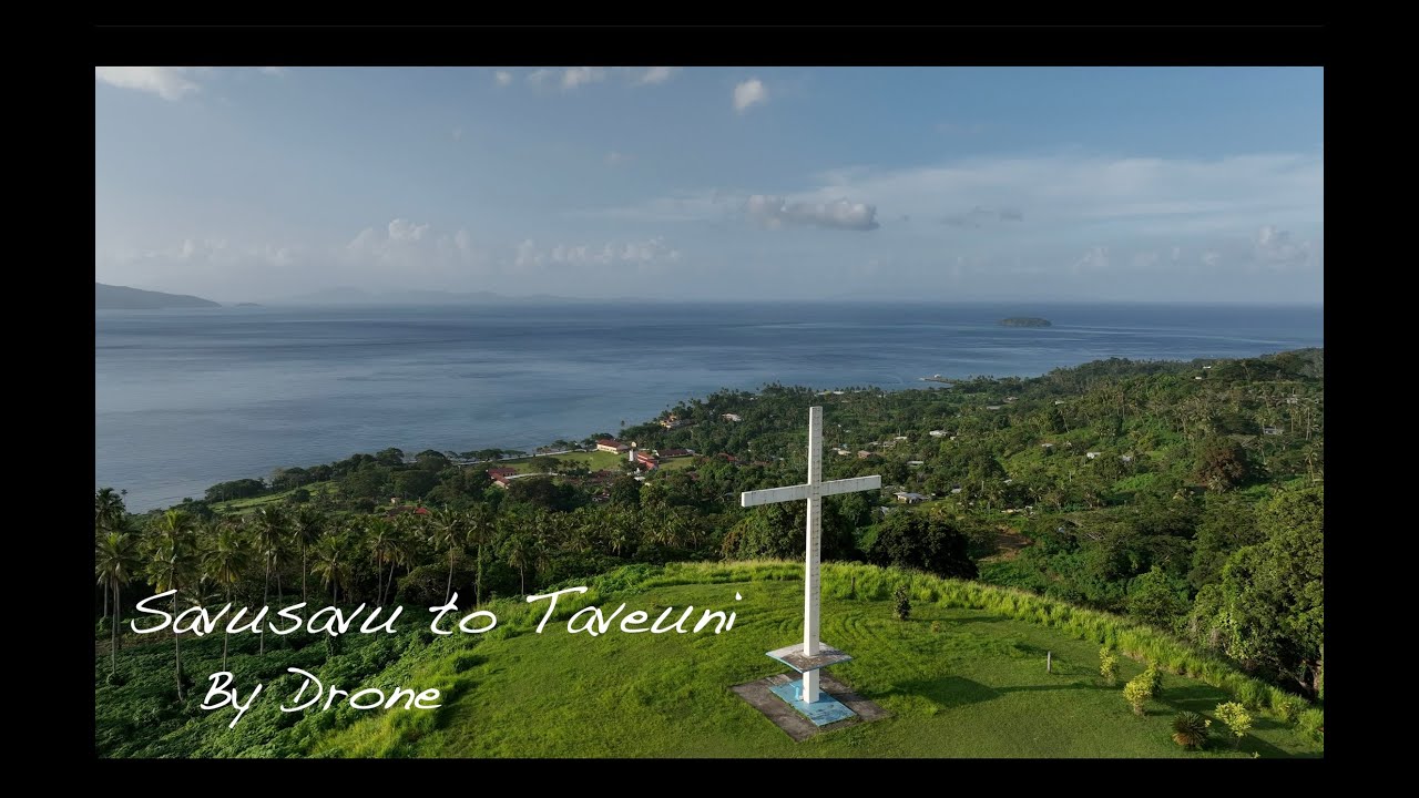 Savusavu to Taveuni | Fiji 🇫🇯by Drone | Mavic 3 | 4K