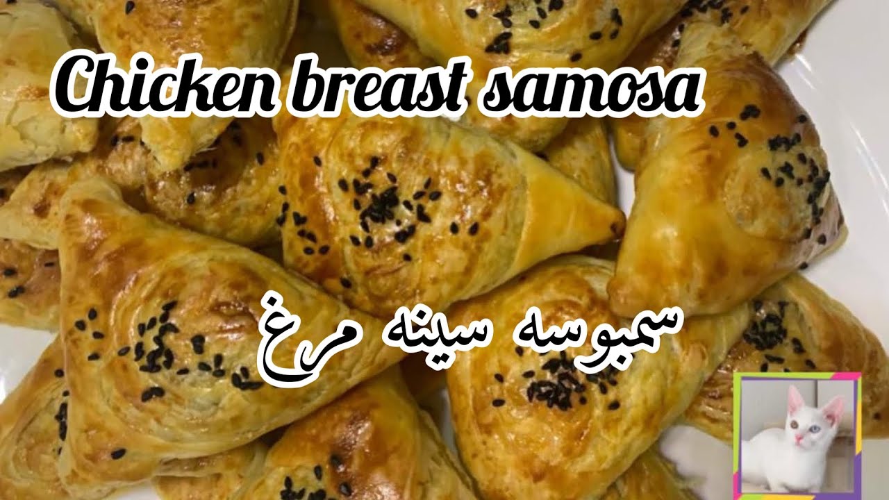 Oven baked chicken breast samosa |سمبوسه داشی سینه مرغ | Hühnerbrust-Samosa