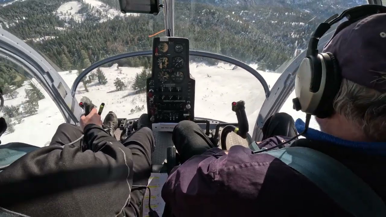 Landing my Hughes 269 helicopter at 6100 feet
