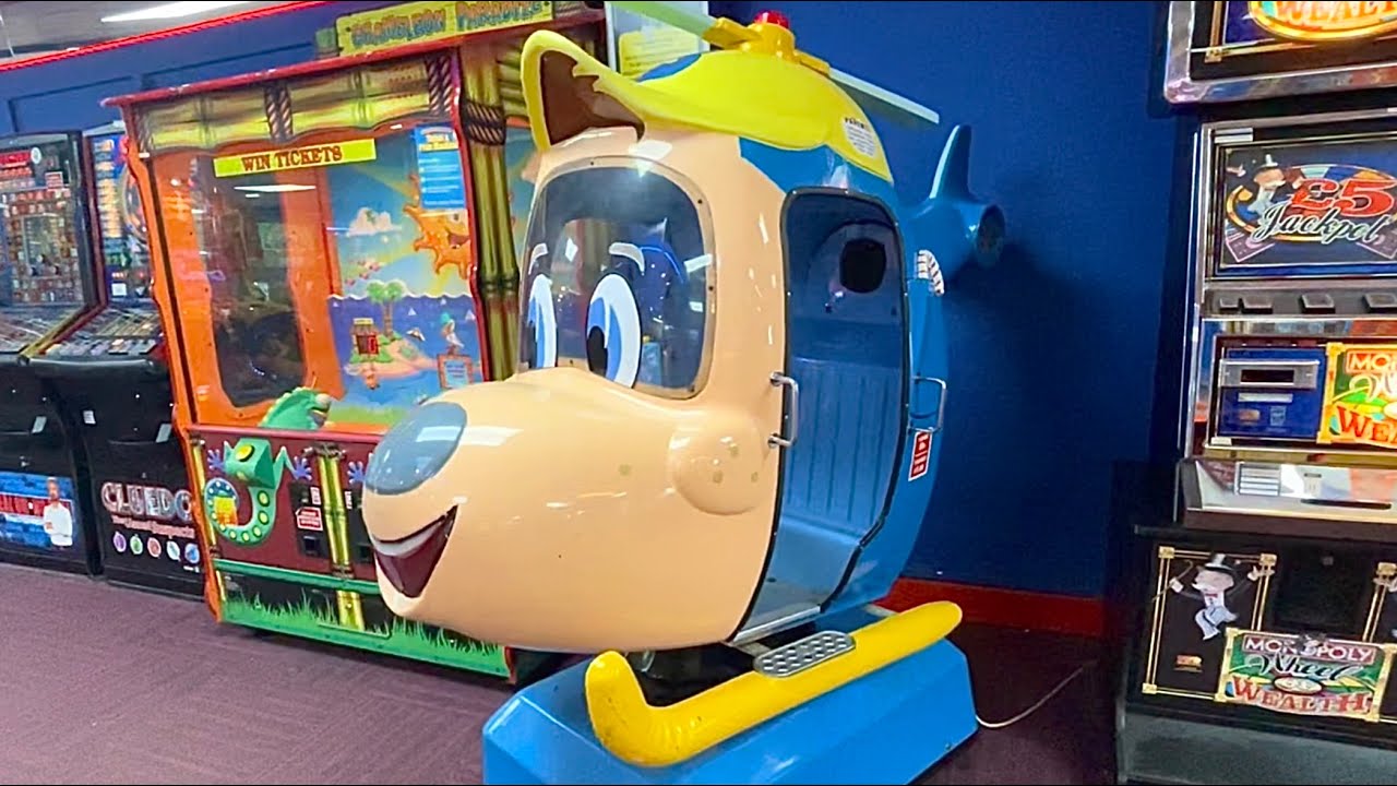 RG Mitchell Budgie The Little Helicopter Coin Operated Kiddie Ride