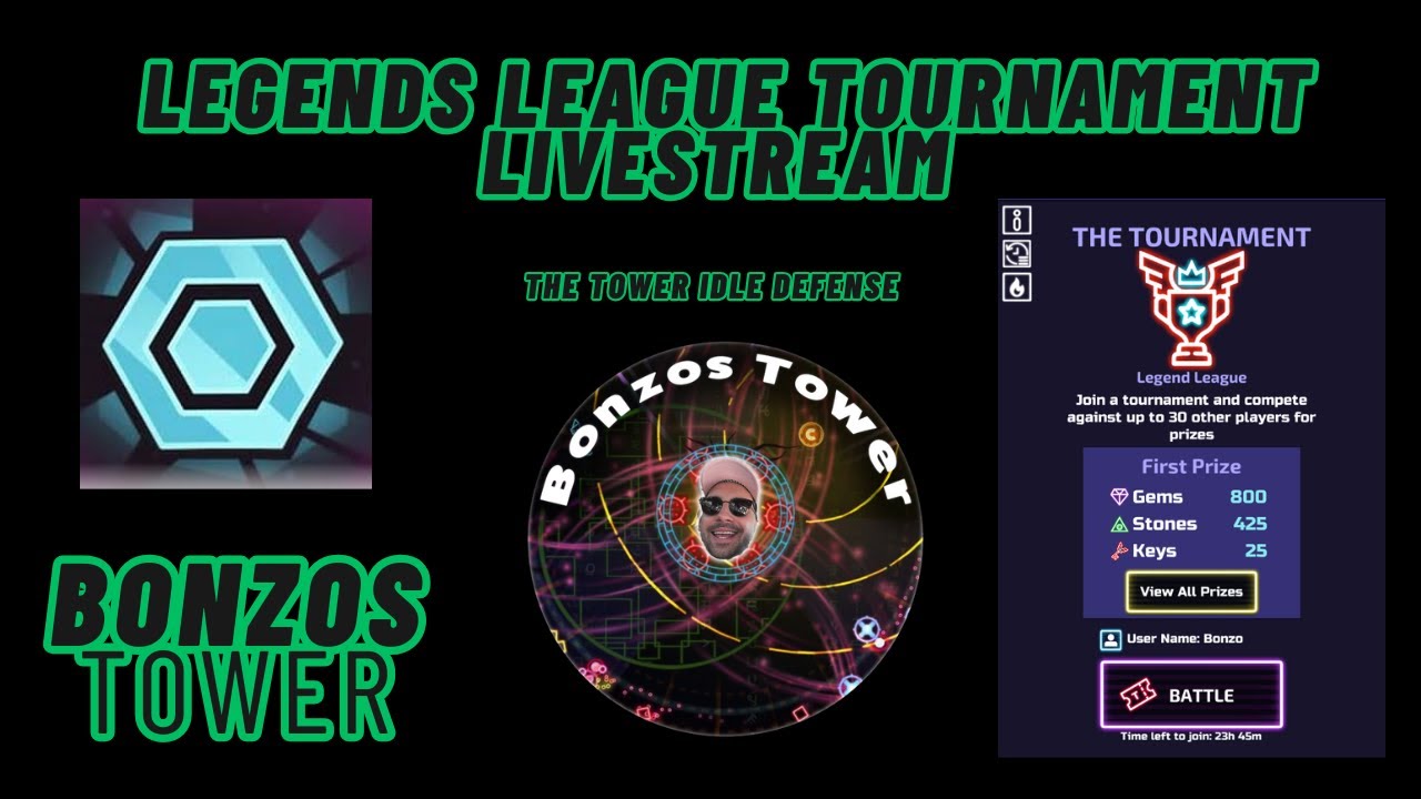 Legends Tournament Live - The Tower Idle Defense