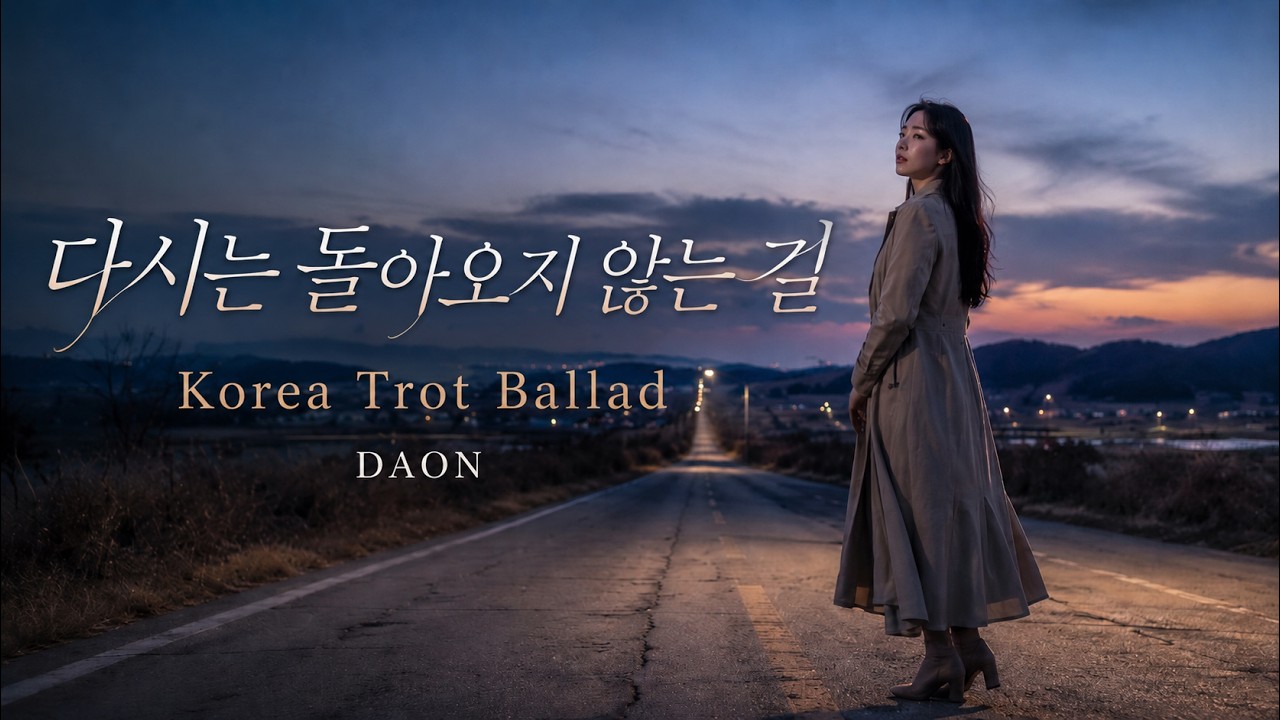 [kpop] Трот-баллада ㅣ Дорога без возвращения ㅣ ИИ-певец DAON ㅣ Грустная песня ㅣ Korea trotballad