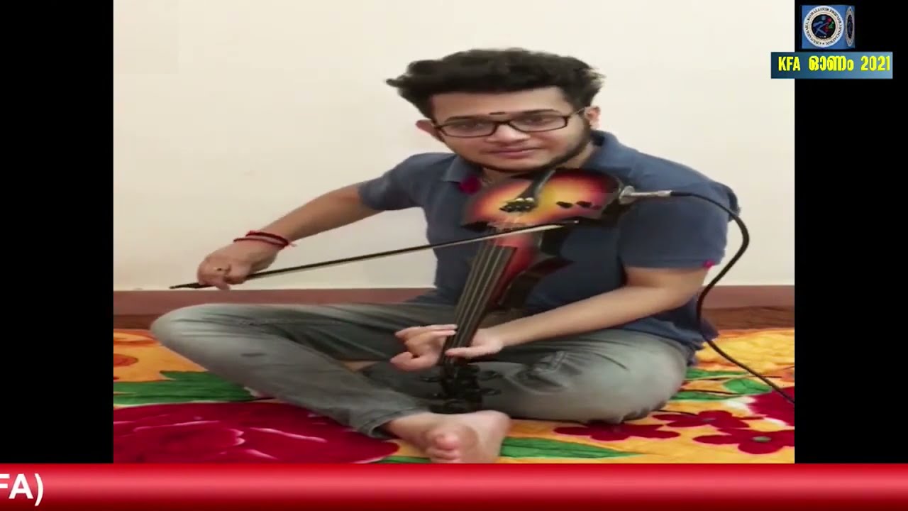 KFA Onam 2021 | Vivek | Violinist | Violin Fusion | Ambala Puzhe