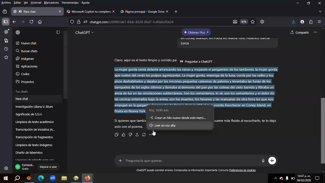 Lectores de voz en mi computadora