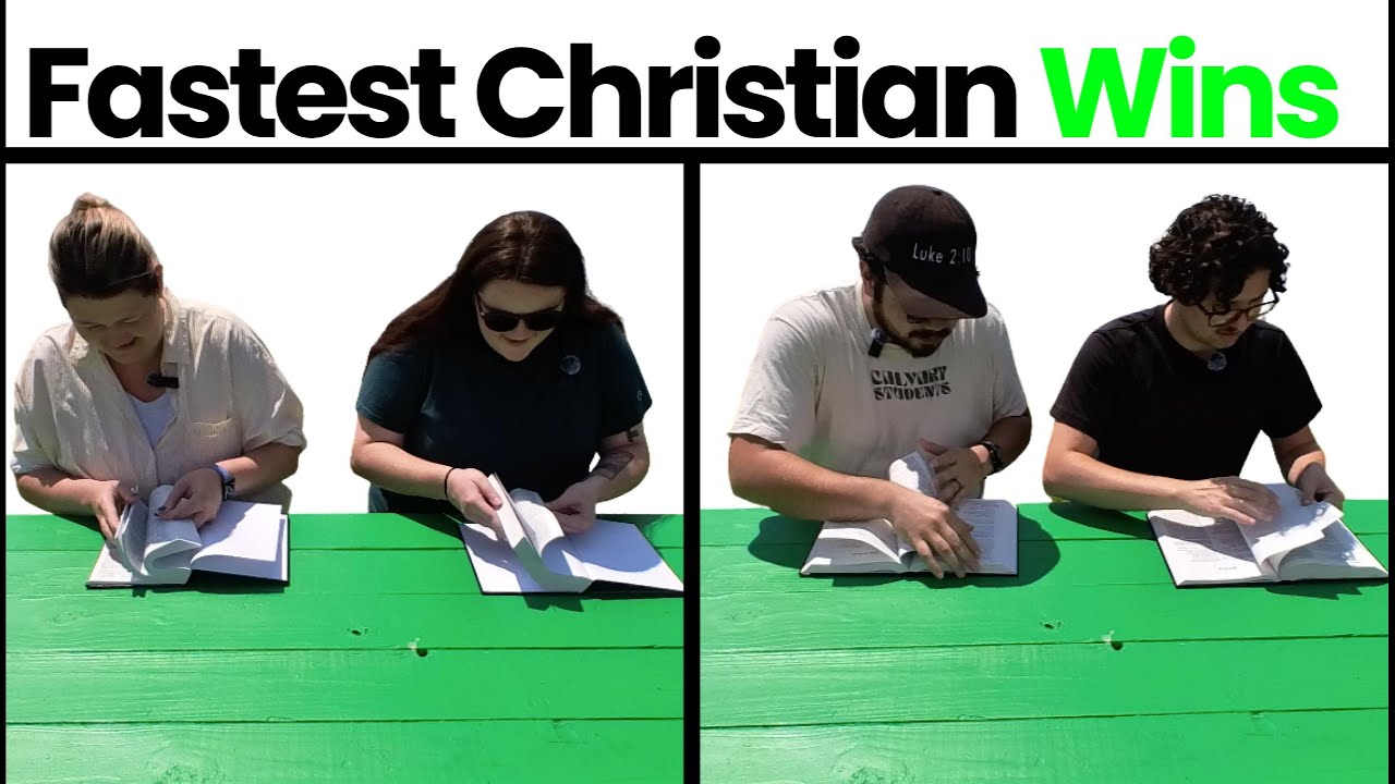 6 Christians vs. Ultimate Bible Sword Drill!