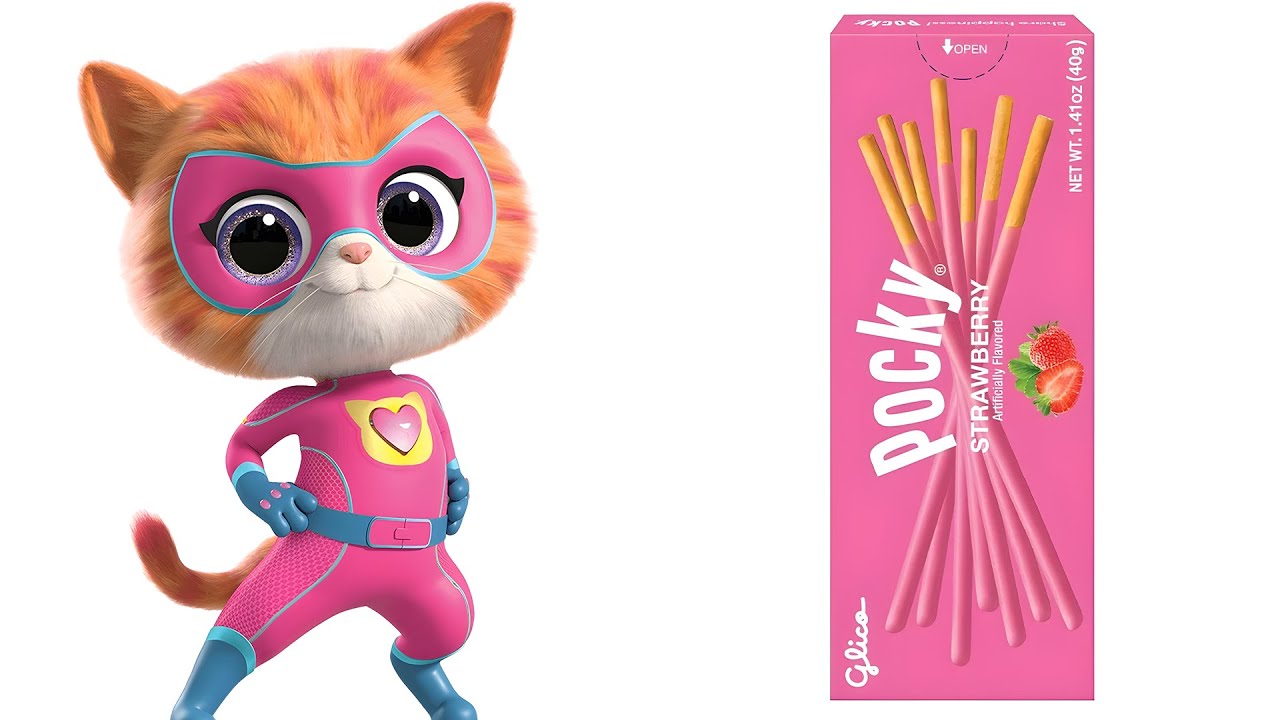 SuperKitties 😻🦸‍♀️Characters and their Favorite Snacks, Movies & More! | Ginny, Buddy, Sparks, Bitsy