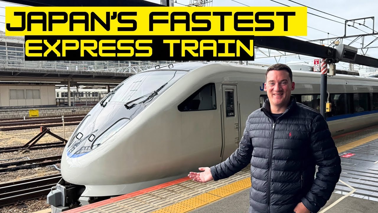 Japan&rsquo;s Fastest Express Train in First Class (Osaka to Kyoto- Thunderbird Express)
