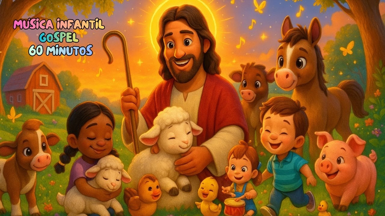 Jesus, Meu Bom Pastor | Animais da Fazendinha | 60 Minutos de Música Infantil Gospel