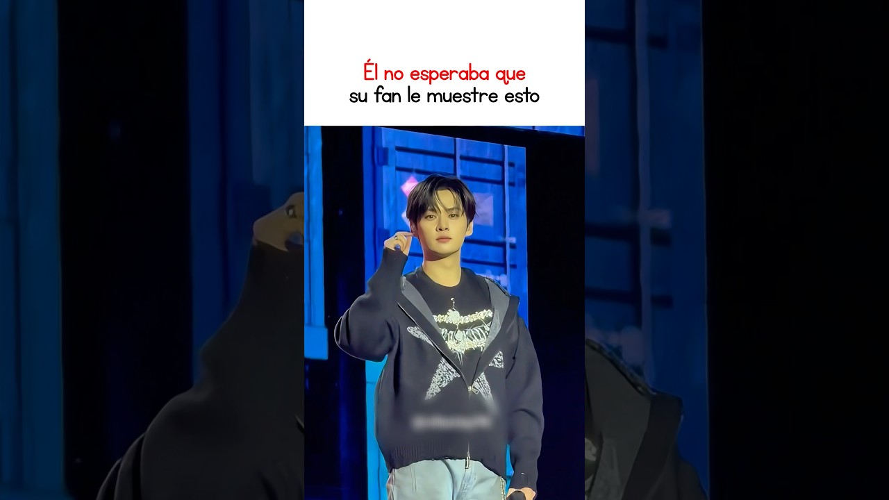 Él no esperaba que su fan le muestre esto