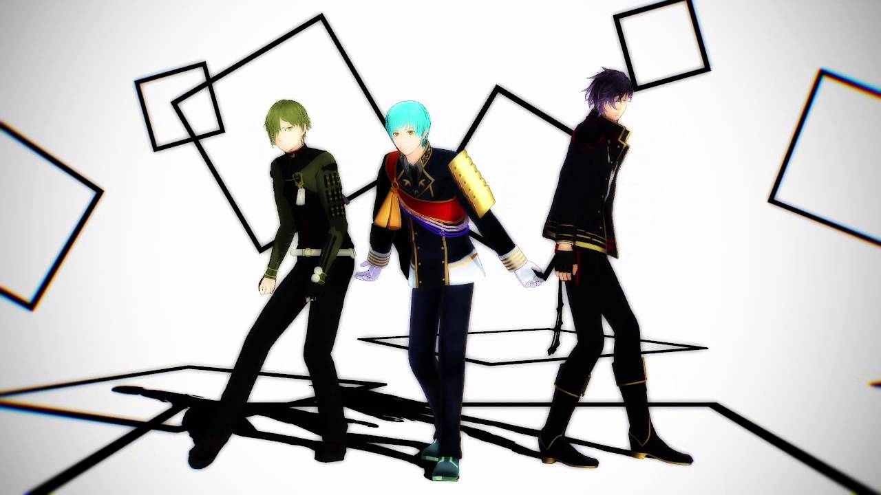 【MMD刀剣乱舞】一期、鶯丸、明石でWAVE