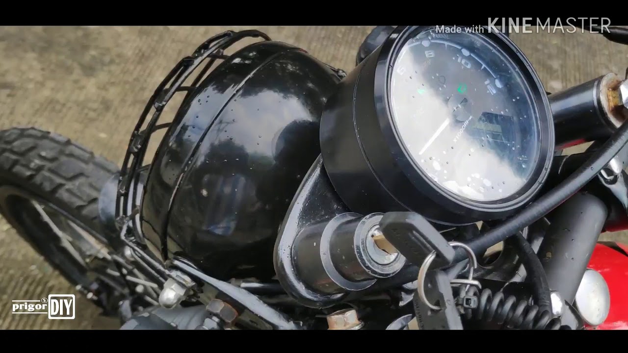 YAMAHA RS 100, BRAT STYLE