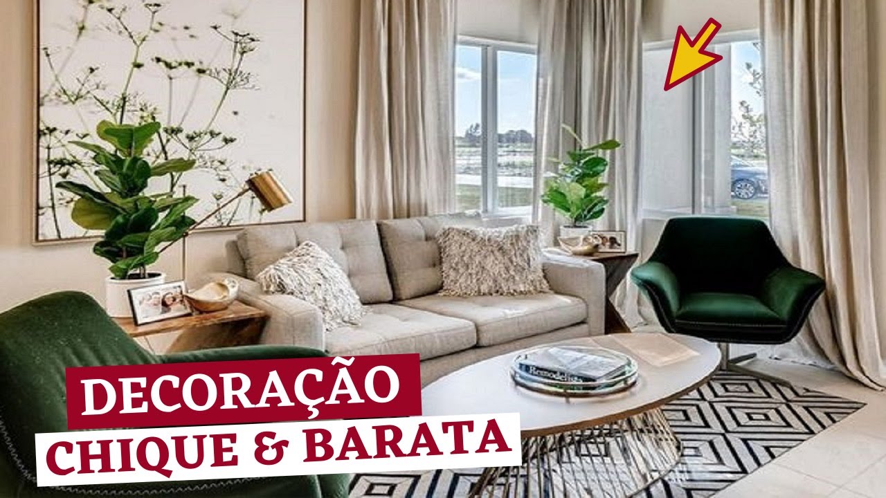 UM LUXO SÓ! DECORAÇÕES BARATAS QUE PARECEM CARAS PRA MATAR A VISITA DE INVEJA