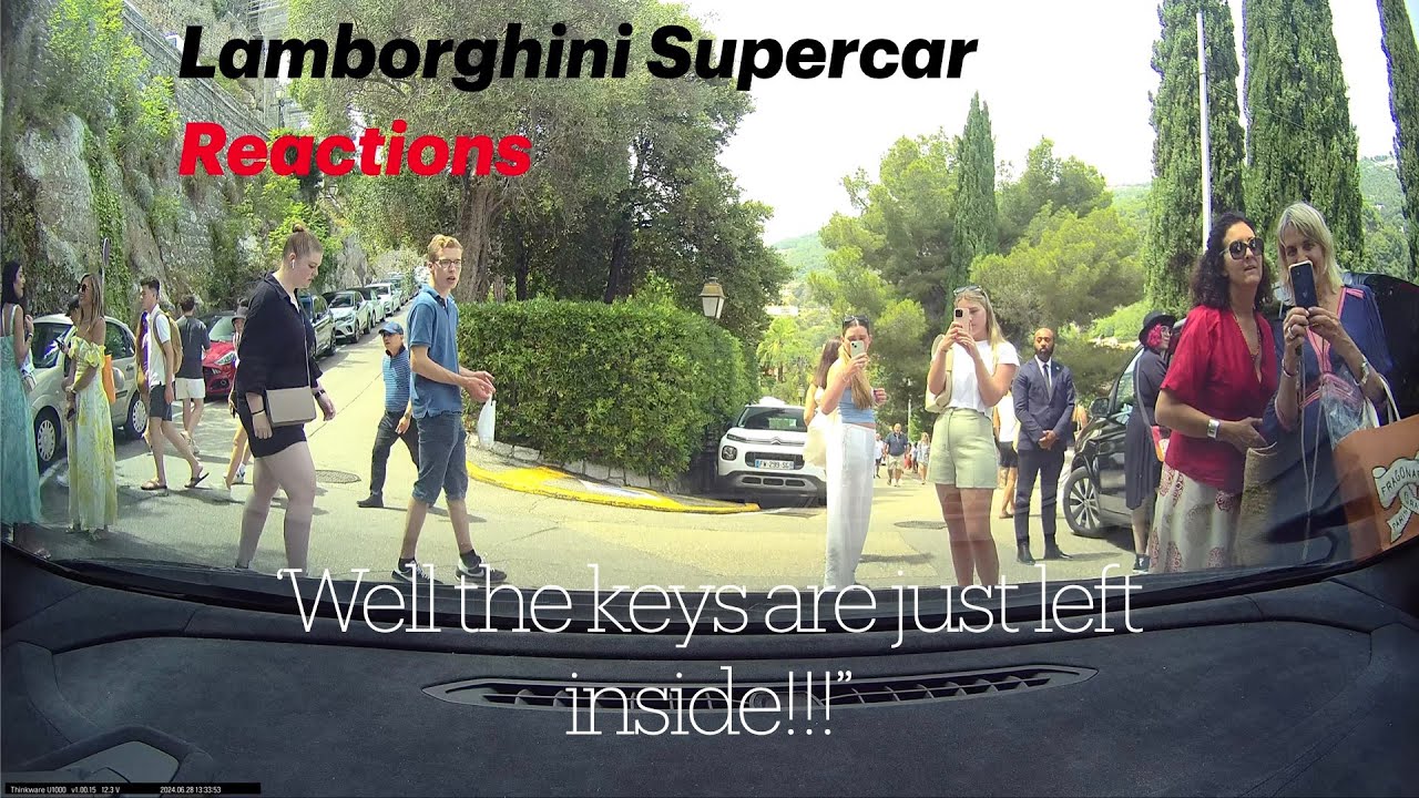Supercar Reactions - Lamborghini Huracan STO (Valet messes up!)