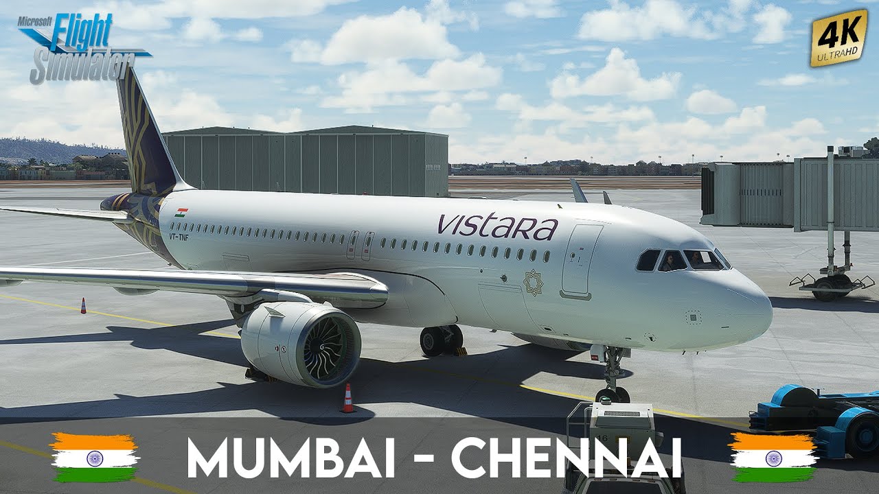 Fly from Mumbai to Chennai with Vistara! | Microsoft Flight Simulator 2020 | The Game Flix
