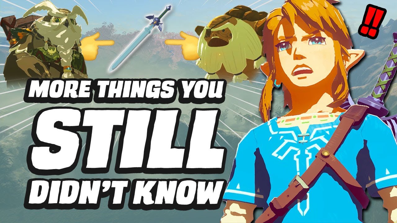 ЕЩЕ 19 вещей, которые вы до сих пор не знали в Zelda Breath of the Wild