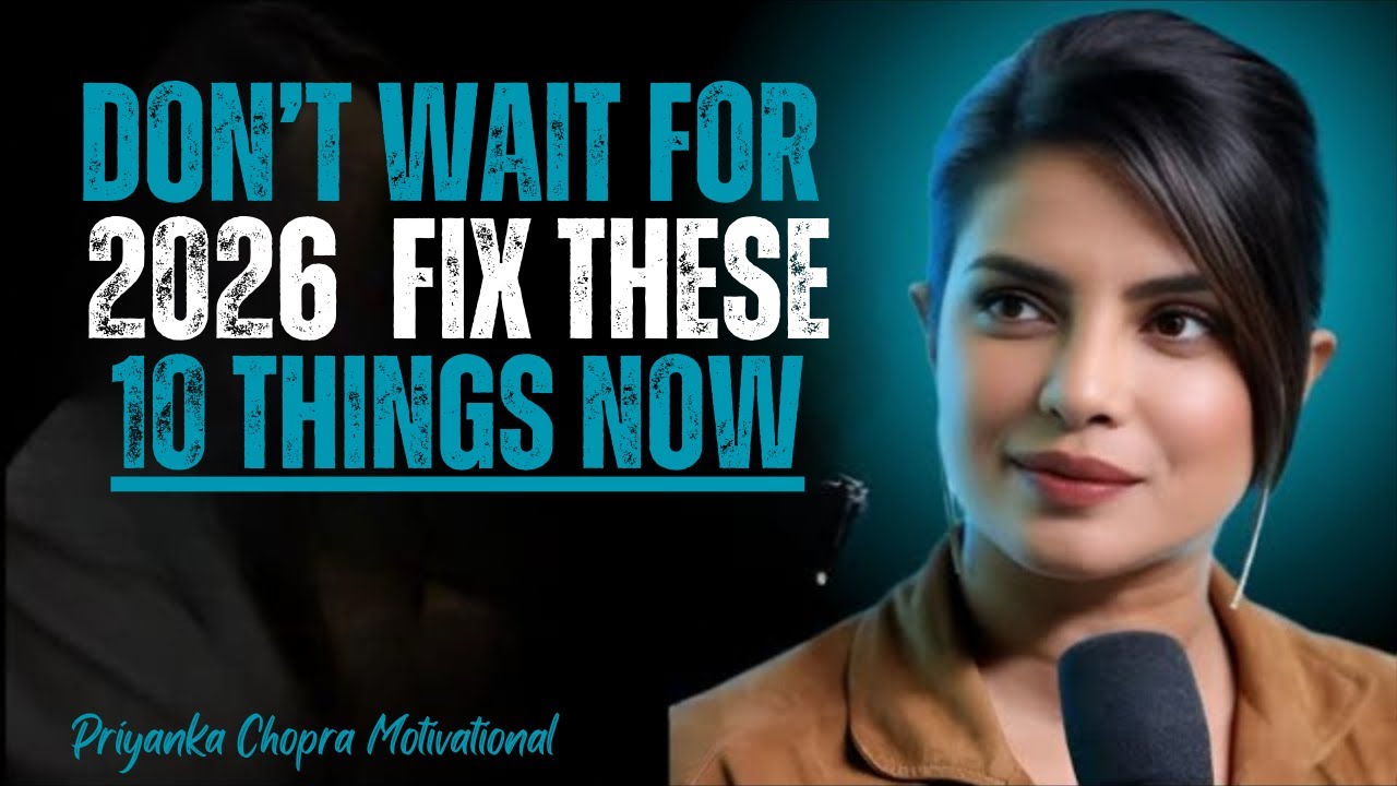 Don’t Wait for 2026 – Fix These 10 Things Now | Priyanka Chopra Motivational Speech