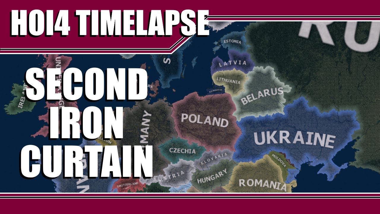 I made a unique hoi4 battle royale mod as a 100 sub special | Hoi4 Timelapse - Second Iron Curtain