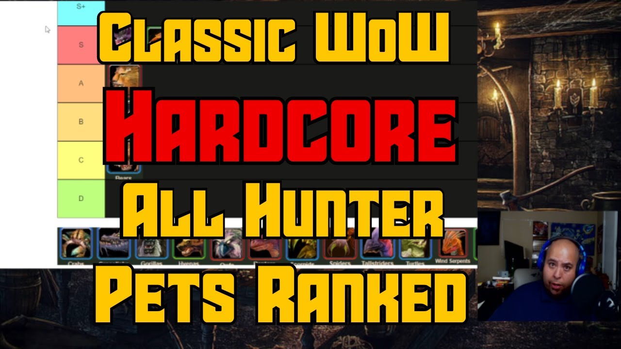 Список уровней питомцев для классического Wow Hardcore Hunter