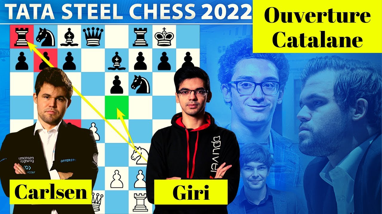Masterclass de Carlsen dans la Catalane