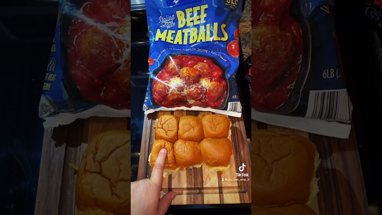 Easy meatball sliders
