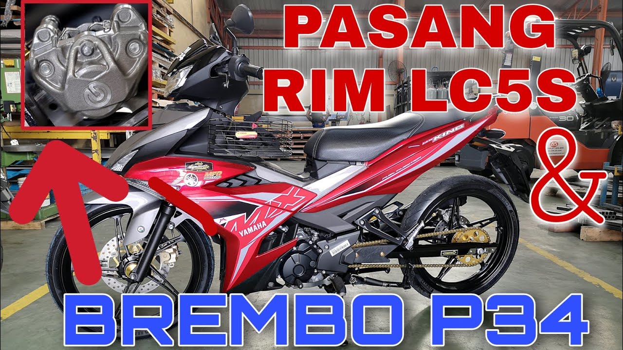 PASANG CALIPER BREMBO P34 // PASANG RIM LC5S // Y15ZR V2
